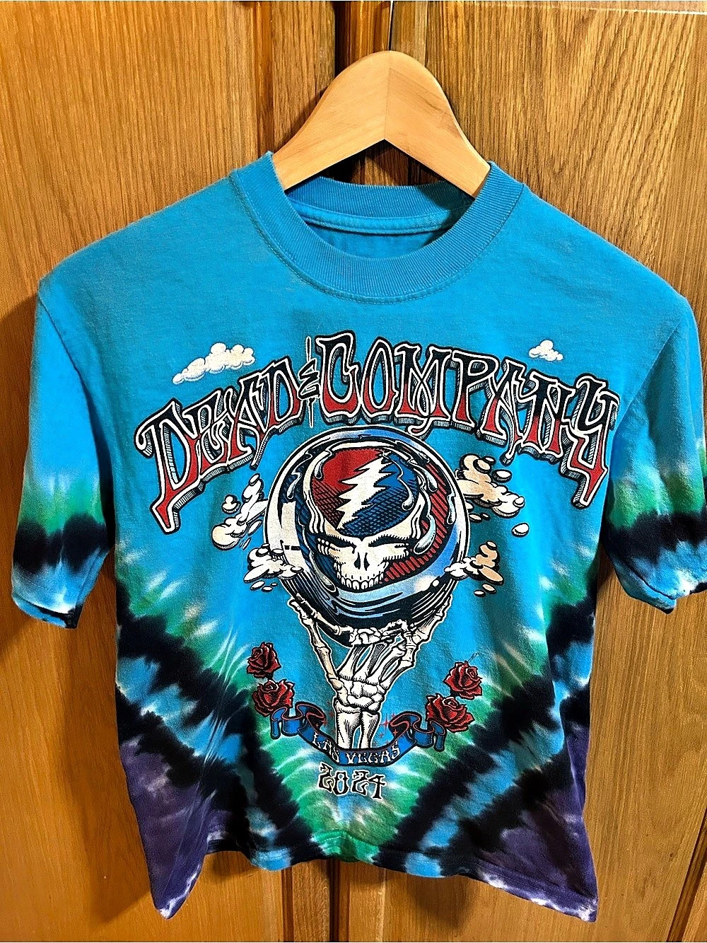 Collectable Liquid Blue Dead & Company The Sphere Las Vegas 2024 Tie-Dye T-Shirt